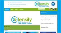 Desktop Screenshot of itensify.nl